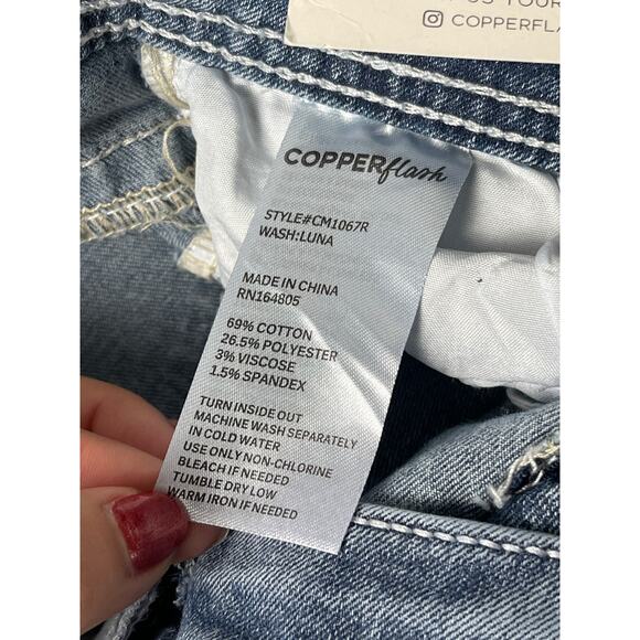 NWT Copper Flash Women's Cowgirl Boho Western Curvy Bootcut Beaded Jeans 10 - Picture 6 of 11